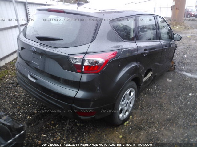 1FMCU0F79HUB12592 - 2017 FORD ESCAPE S GRAY photo 4