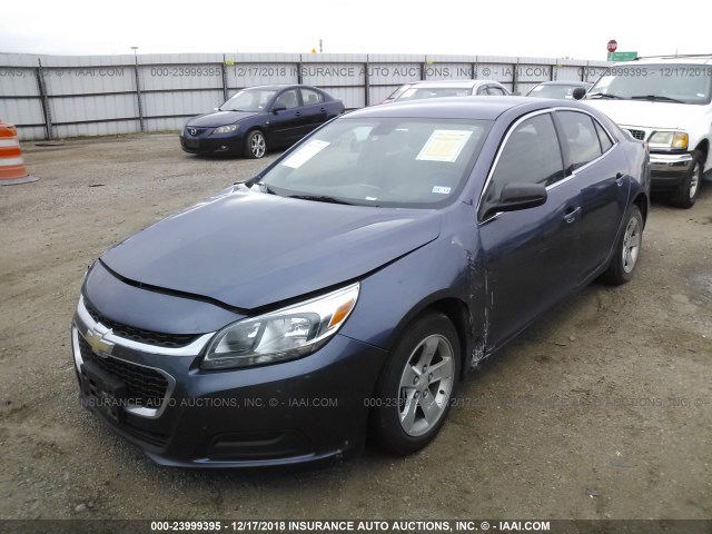 1G11B5SL0FF282058 - 2015 CHEVROLET MALIBU LS Light Blue photo 2