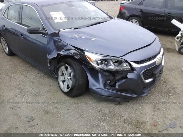 1G11B5SL0FF282058 - 2015 CHEVROLET MALIBU LS Light Blue photo 6