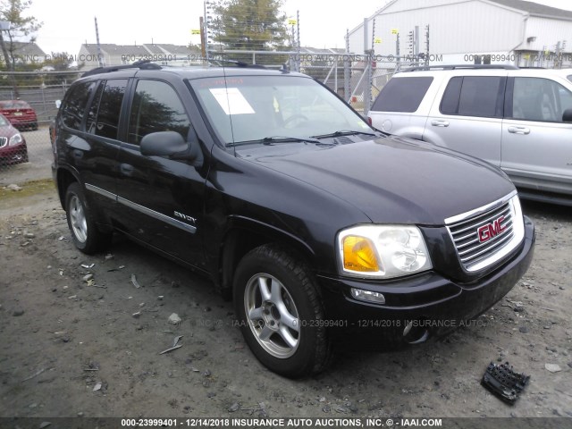 1GKDS13S862275700 - 2006 GMC ENVOY BLACK photo 1