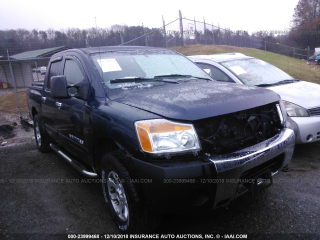 1N6BA07B07N216051 - 2007 NISSAN TITAN BLUE photo 1