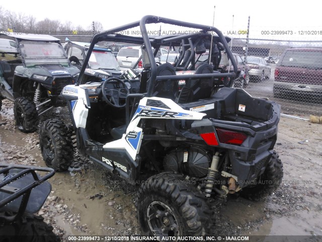 3NSVBA870HH870855 - 2017 POLARIS RZR S 900 WHITE photo 3