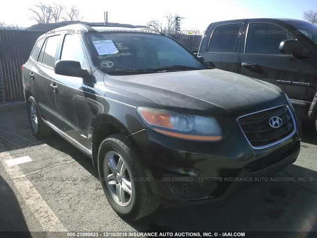 5XYZG4AG8BG035422 - 2011 HYUNDAI SANTA FE GLS BLACK photo 1