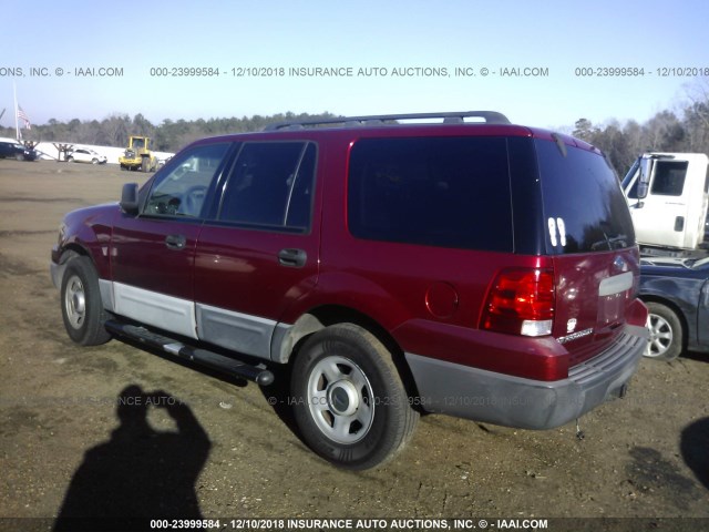 1FMPU13545LA48702 - 2005 FORD EXPEDITION XLS MAROON photo 3