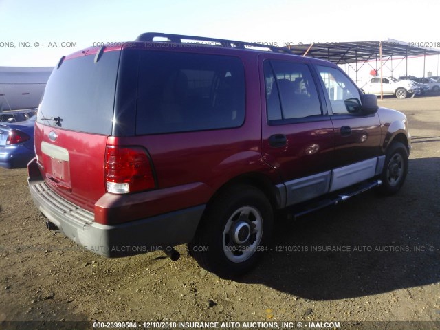 1FMPU13545LA48702 - 2005 FORD EXPEDITION XLS MAROON photo 4