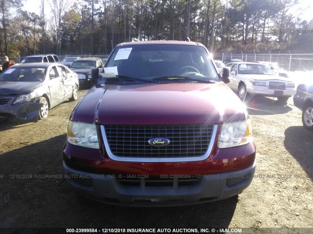 1FMPU13545LA48702 - 2005 FORD EXPEDITION XLS MAROON photo 6