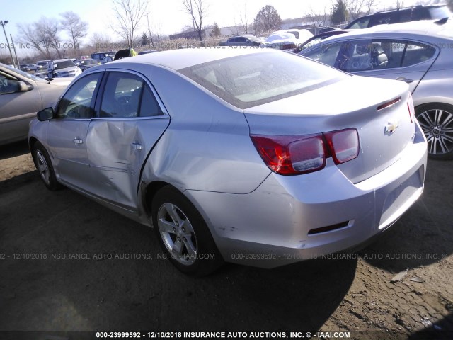 1G11A5SA1DF244840 - 2013 CHEVROLET MALIBU LS 银色 照片 3