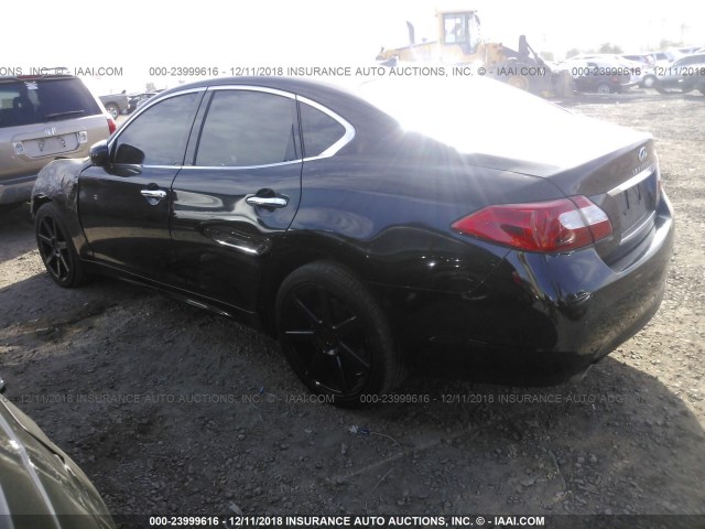 JN1BY1AR6DM601323 - 2013 INFINITI M37 X BLACK photo 3