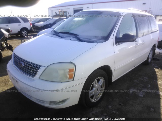 2FMZA52285BA85171 - 2005 FORD FREESTAR SEL WHITE photo 2