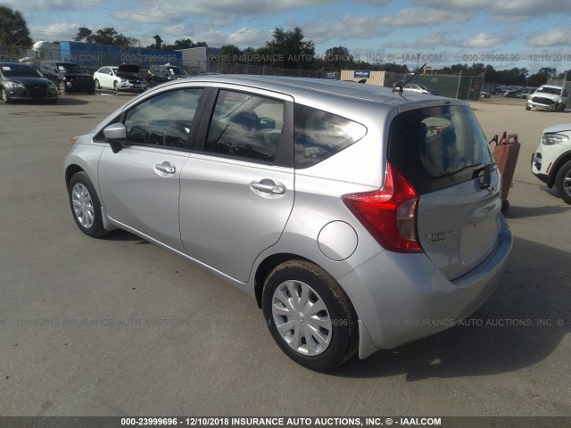 3N1CE2CP6GL385938 - 2016 NISSAN VERSA NOTE S/S PLUS/SV/SL/SR SILVER photo 3