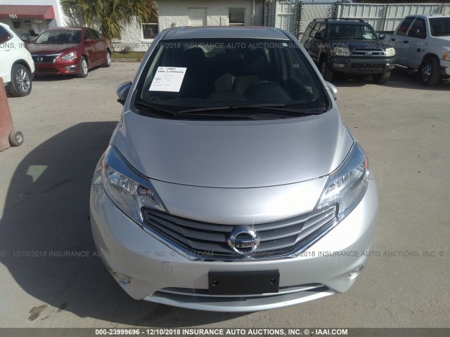 3N1CE2CP6GL385938 - 2016 NISSAN VERSA NOTE S/S PLUS/SV/SL/SR SILVER photo 6