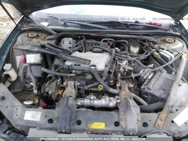 2G1WF52E4Y9371445 - 2000 CHEVROLET IMPALA GREEN photo 10