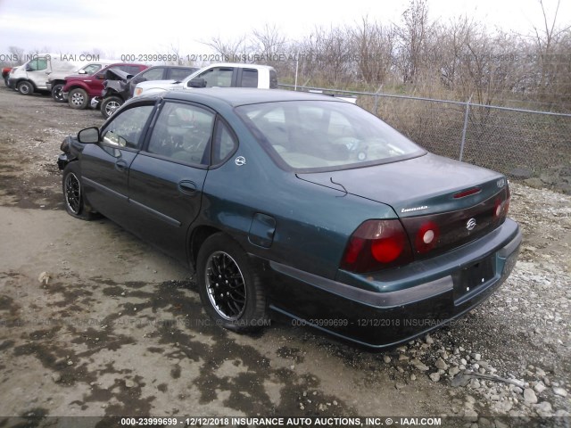 2G1WF52E4Y9371445 - 2000 CHEVROLET IMPALA GREEN photo 3