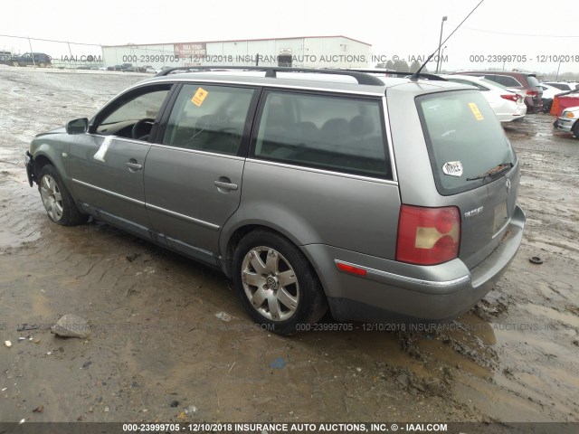 WVWWH63B73E362336 - 2003 VOLKSWAGEN PASSAT GLX 灰色 照片 3