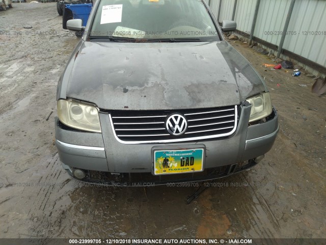 WVWWH63B73E362336 - 2003 VOLKSWAGEN PASSAT GLX 灰色 照片 6