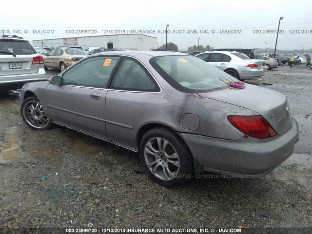 19UYA1250VL021565 - 1997 ACURA 2.2CL GRAY photo 3