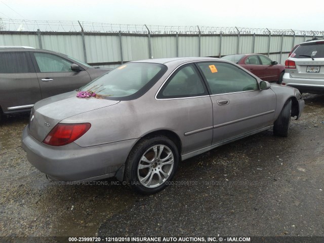 19UYA1250VL021565 - 1997 ACURA 2.2CL GRAY photo 4