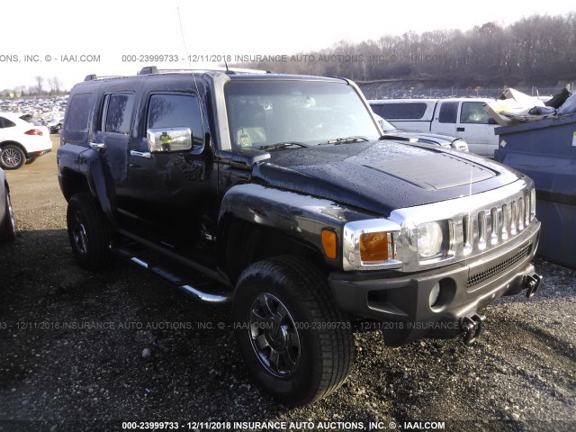 5GTDN136768106313 - 2006 HUMMER H3 BLACK photo 1