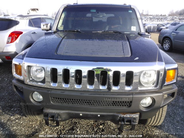 5GTDN136768106313 - 2006 HUMMER H3 BLACK photo 6