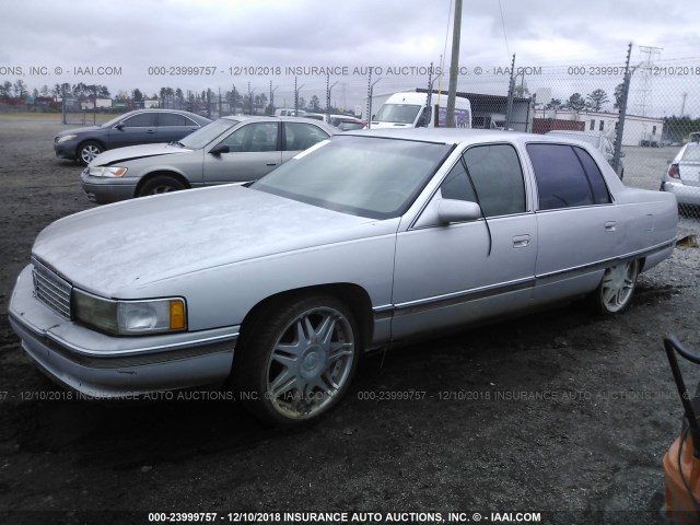 1G6KF52Y0RU305269 - 1994 CADILLAC DEVILLE CONCOURS SILVER photo 2