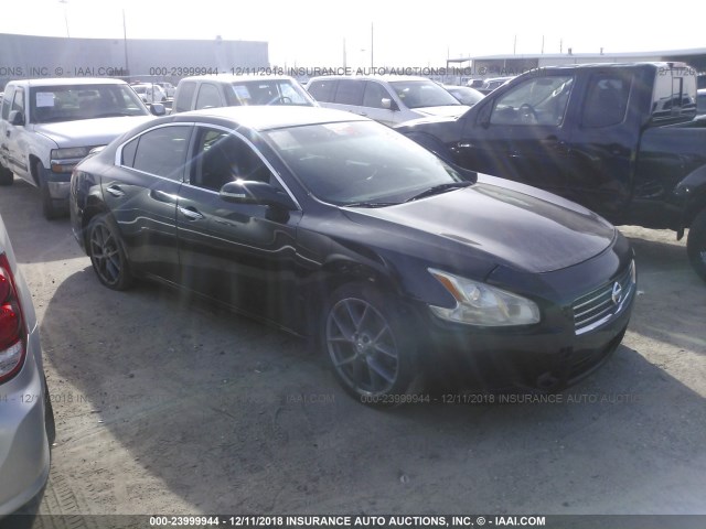 1N4AA5AP3BC844213 - 2011 NISSAN MAXIMA S/SV BLACK photo 1