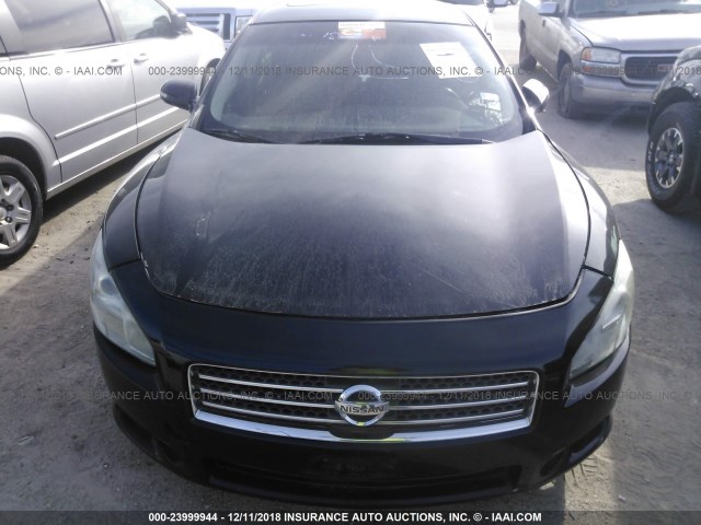 1N4AA5AP3BC844213 - 2011 NISSAN MAXIMA S/SV BLACK photo 6