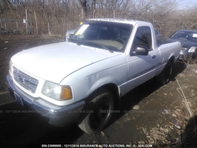 1FTYR10U23TA06208 - 2003 FORD RANGER WHITE photo 2