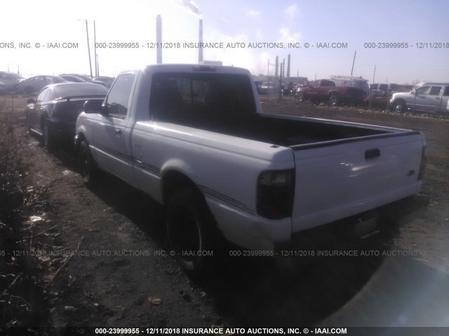 1FTYR10U23TA06208 - 2003 FORD RANGER WHITE photo 3