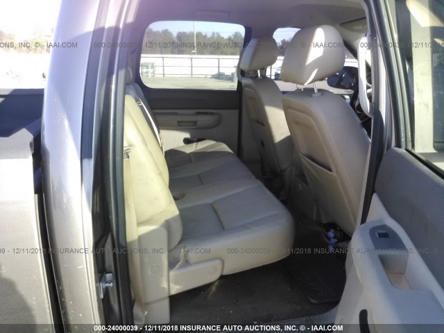 3GTP1VE05DG246724 - 2013 GMC SIERRA C1500 SLE BROWN photo 8