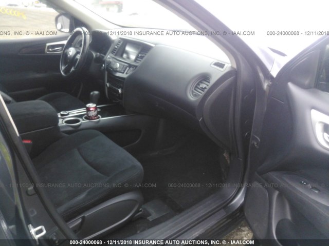 5N1AR2MM6DC673071 - 2013 NISSAN PATHFINDER S/SV/SL/PLATINUM BLUE photo 5