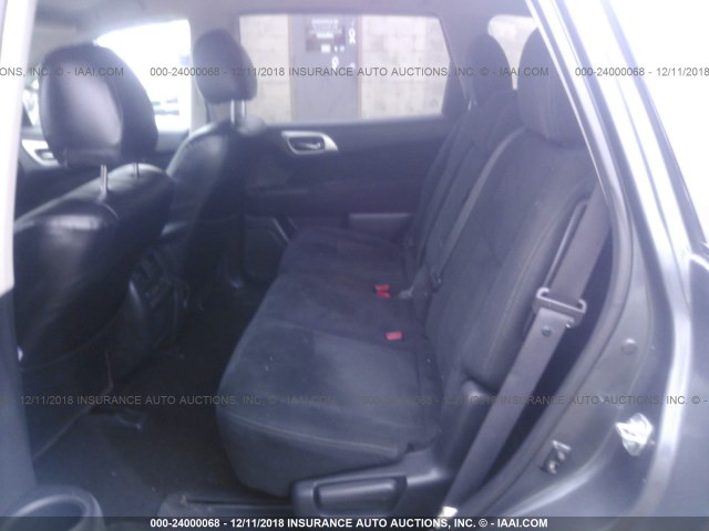 5N1AR2MM6DC673071 - 2013 NISSAN PATHFINDER S/SV/SL/PLATINUM BLUE photo 8