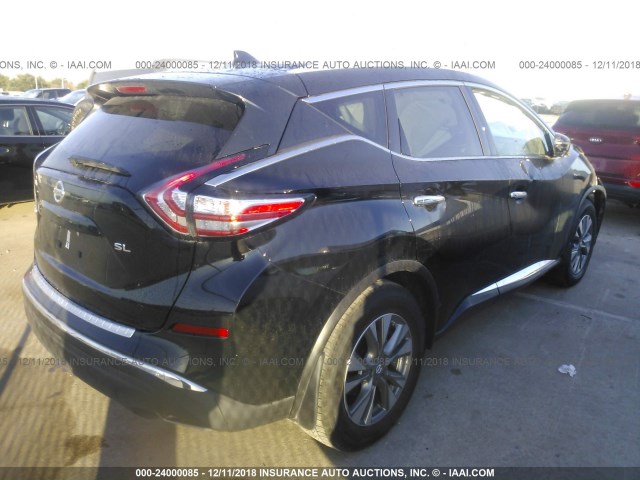 5N1AZ2MG5JN160971 - 2018 NISSAN MURANO S/SL/SV/PLATINUM BLACK photo 4