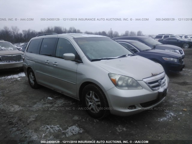 5FNRL38606B431067 - 2006 HONDA ODYSSEY EXL SILVER photo 1