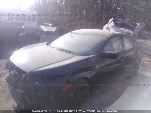 SHHFK7H4XHU409235 - 2017 HONDA CIVIC SPORT Noir photo 2