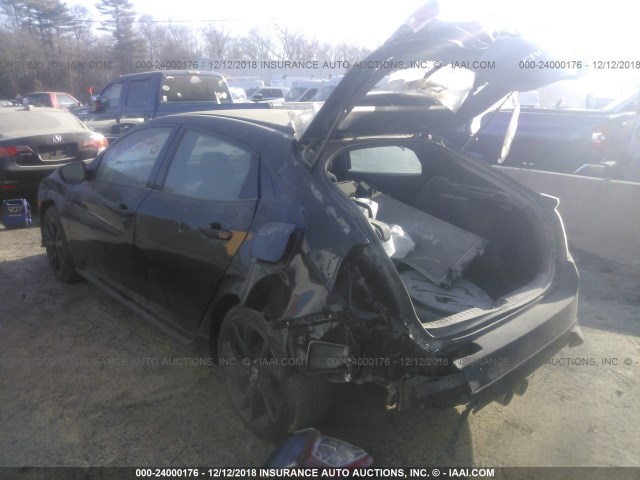 SHHFK7H4XHU409235 - 2017 HONDA CIVIC SPORT Noir photo 3