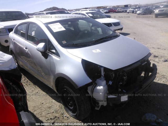 KNADM4A37H6071983 - 2017 KIA RIO LX GRAY photo 1