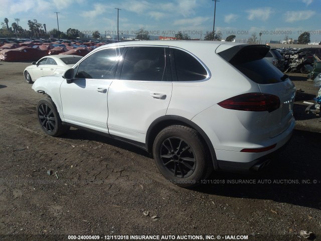 WP1AB2A20FLA57010 - 2015 PORSCHE CAYENNE S WHITE photo 3