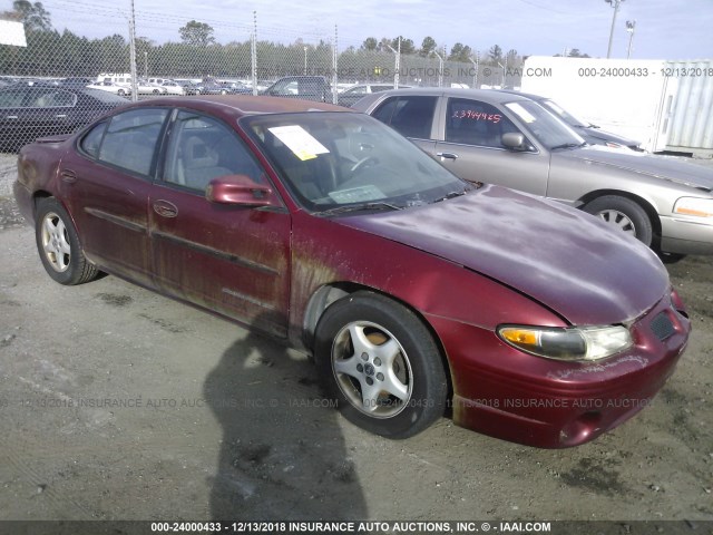 1G2WK52J61F109041 - 2001 PONTIAC GRAND PRIX SE BURGUNDY photo 1