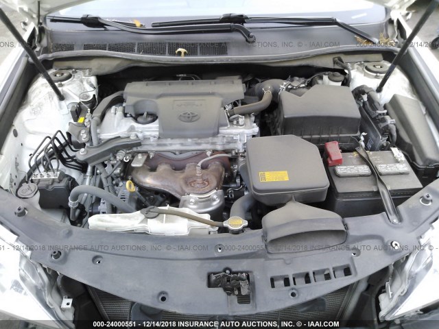 4T4BF1FK7ER414416 - 2014 TOYOTA CAMRY L/SE/LE/XLE 白色 照片 10
