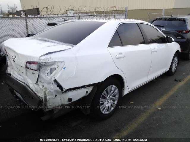4T4BF1FK7ER414416 - 2014 TOYOTA CAMRY L/SE/LE/XLE 白色 照片 4