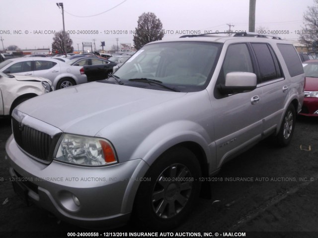 5LMFU28R14LJ05074 - 2004 LINCOLN NAVIGATOR Күміс фото 2