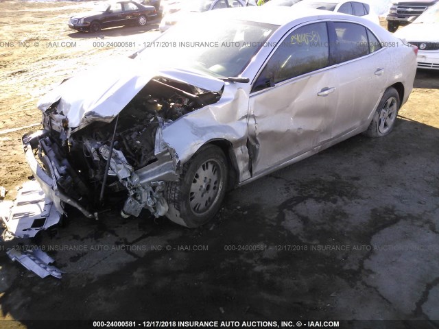 1G11B5SL8FF145210 - 2015 CHEVROLET MALIBU LS SILVER photo 2