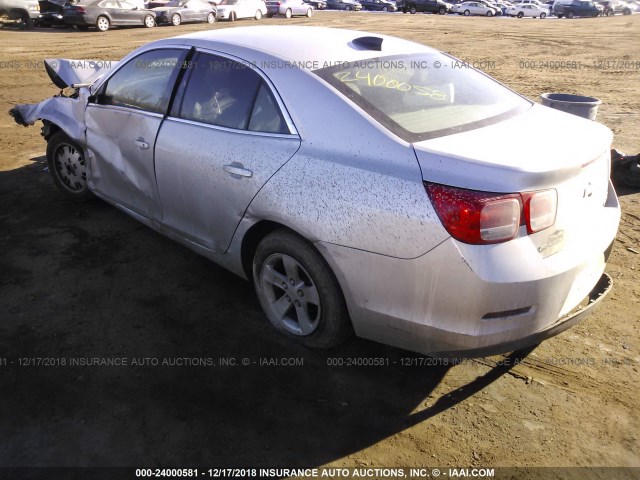 1G11B5SL8FF145210 - 2015 CHEVROLET MALIBU LS SILVER photo 3