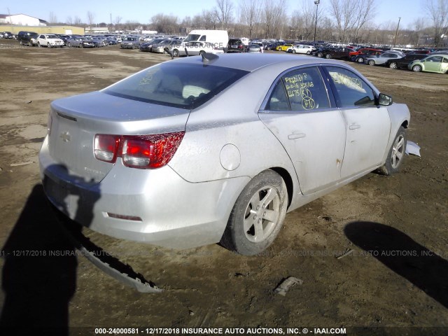 1G11B5SL8FF145210 - 2015 CHEVROLET MALIBU LS SILVER photo 4
