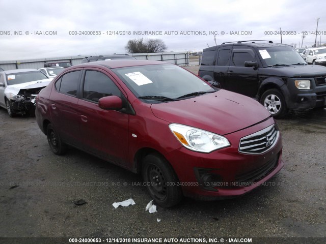 ML32F3FJ8HH003298 - 2017 MITSUBISHI MIRAGE G4 ES წითელი ფოტო 1