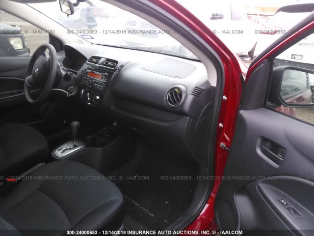 ML32F3FJ8HH003298 - 2017 MITSUBISHI MIRAGE G4 ES წითელი ფოტო 5