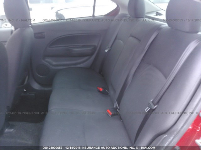 ML32F3FJ8HH003298 - 2017 MITSUBISHI MIRAGE G4 ES წითელი ფოტო 8