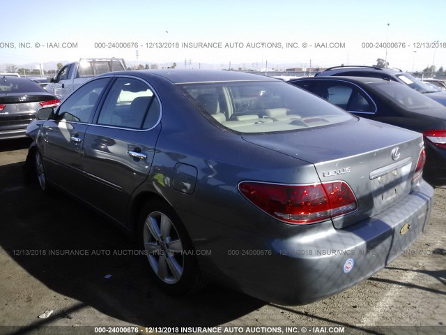 JTHBA30G565154427 - 2006 LEXUS ES 330 GRAY photo 3