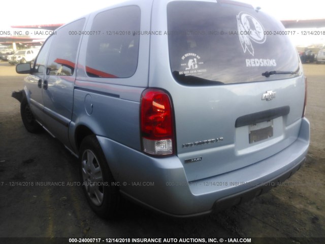 1GNDV23W17D189721 - 2007 CHEVROLET UPLANDER LS 蓝色 照片 3