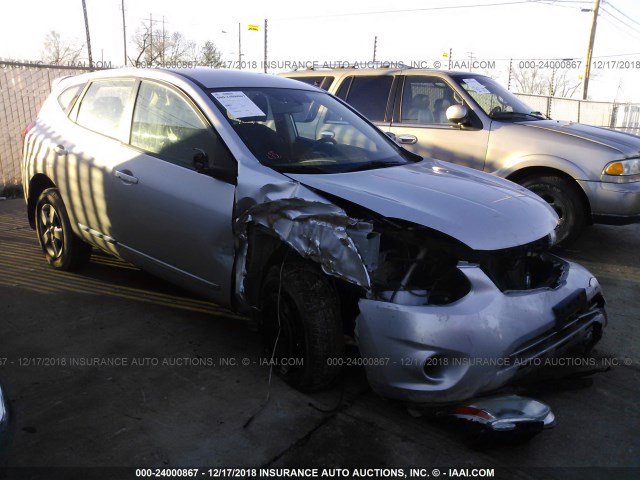 JN8AS5MT0BW565742 - 2011 NISSAN ROGUE S/SV/KROM SILVER photo 1